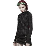 Black Hooded 'Destruction Unit' Top