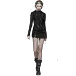 Black Hooded 'Destruction Unit' Top