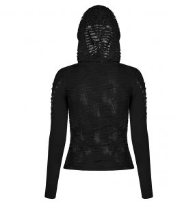 Haut à Capuche 'Destruction Unit' Noir