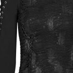 Black Hooded 'Destruction Unit' Top