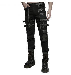 Pantalon 'Metal Punk' Noir