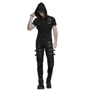 Pantalon 'Metal Punk' Noir