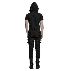 Black 'Metal Punk' Pants