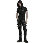 Black 'Metal Punk' Pants