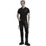 Black 'Metal Punk' Pants