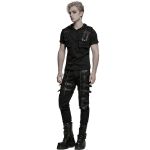 Black 'Metal Punk' Pants