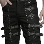 Black 'Metal Punk' Pants