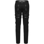 Black 'Metal Punk' Pants