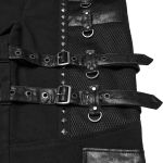 Black 'Metal Punk' Pants