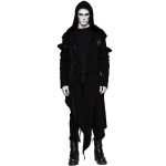 Black 'Darkly Series' Asymmetrical Jacket with Detachable Sleeves