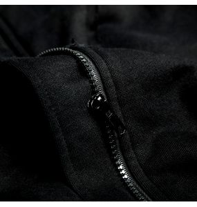 Black 'Darkly Series' Asymmetrical Jacket with Detachable Sleeves