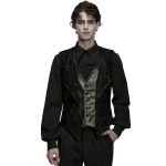 Gilet Brodé 'Goth Palace' Noir