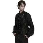 Gilet Brodé 'Goth Palace' Noir