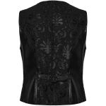 Black 'Goth Palace'  Embroidered Vest