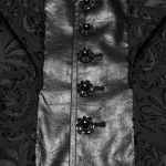 Black 'Goth Palace'  Embroidered Vest