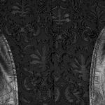 Black 'Goth Palace'  Embroidered Vest