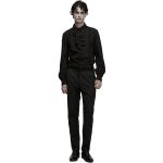 Chemise 'Goth Rose' en Jacquard Noir