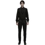 Chemise 'Goth Rose' en Jacquard Noir