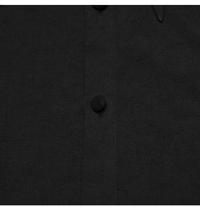 Black 'Goth Rose' Jacquard Shirt