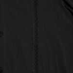 Black 'Goth Rose' Jacquard Shirt