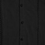 Chemise 'Goth Rose' en Jacquard Noir