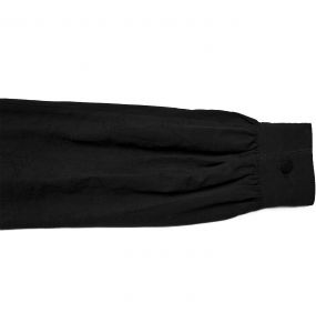 Chemise 'Goth Rose' en Jacquard Noir