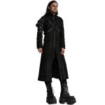 Veste Longue 'Doomsday Punk' Noir et Argent