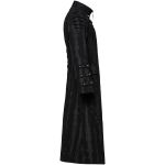 Black and Silver 'Doomsday Punk' Long Jacket