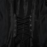 Veste Longue 'Doomsday Punk' Noir et Argent