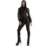 Black and Red 'Dark Night Goth' Asymmetric Females Vest