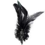 Black and Red 'Dark Night Goth' Asymmetric Females Vest