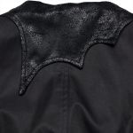Gilet Asymétrique 'Dark Night Goth' Noir et Rouge pour Femmes