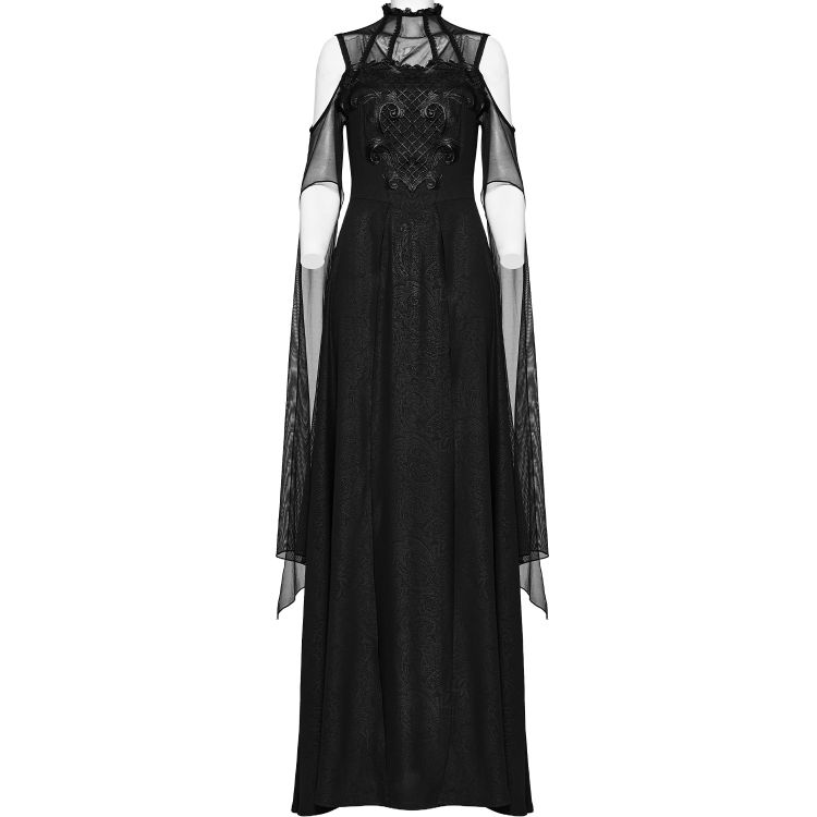 Black 'Goddess' Long Dress