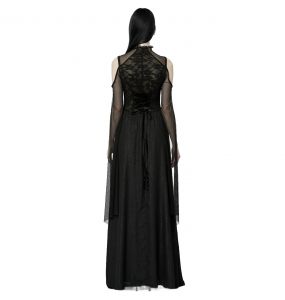 Black 'Goddess' Long Dress