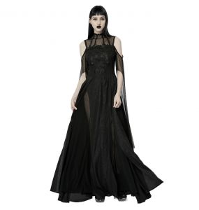 Black 'Goddess' Long Dress