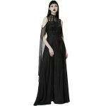 Longue Robe 'Goddess' Noire