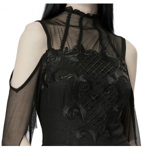 Longue Robe 'Goddess' Noire