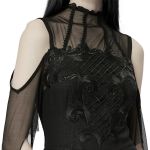 Longue Robe 'Goddess' Noire