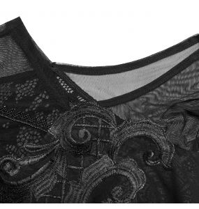 Longue Robe 'Goddess' Noire