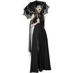 Black 'Goddess' Gothic Romantic Parasol
