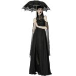 Black 'Goddess' Gothic Romantic Parasol