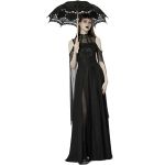 Black 'Goddess' Gothic Romantic Parasol