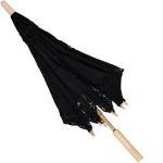 Black 'Goddess' Gothic Romantic Parasol