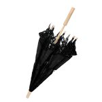 Black 'Goddess' Gothic Romantic Parasol