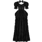 Black 'Edana' Long Victorian Dress