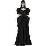 Black 'Edana' Long Victorian Dress