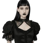 Longue Robe Victorienne 'Edana' Noire