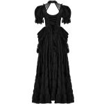 Longue Robe Victorienne 'Edana' Noire