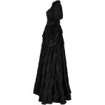 Longue Robe Victorienne 'Edana' Noire