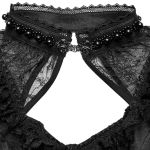 Black 'Edana' Long Victorian Dress